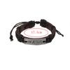 Men/Women Christian Wrap Catholic Leather Cuff Bangle Wristband "I Love JESUS" Religious Bracelet