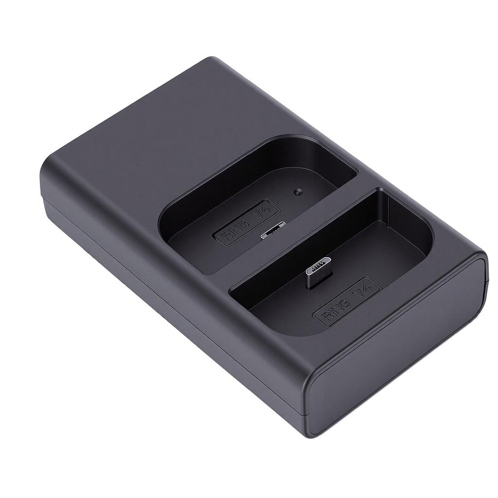 Зарядное устройство для батареи дверного звонка Подходит для Ring Doorbell 2 3 3 Plus Зарядная станция с двумя портами для батареи дверного звонка