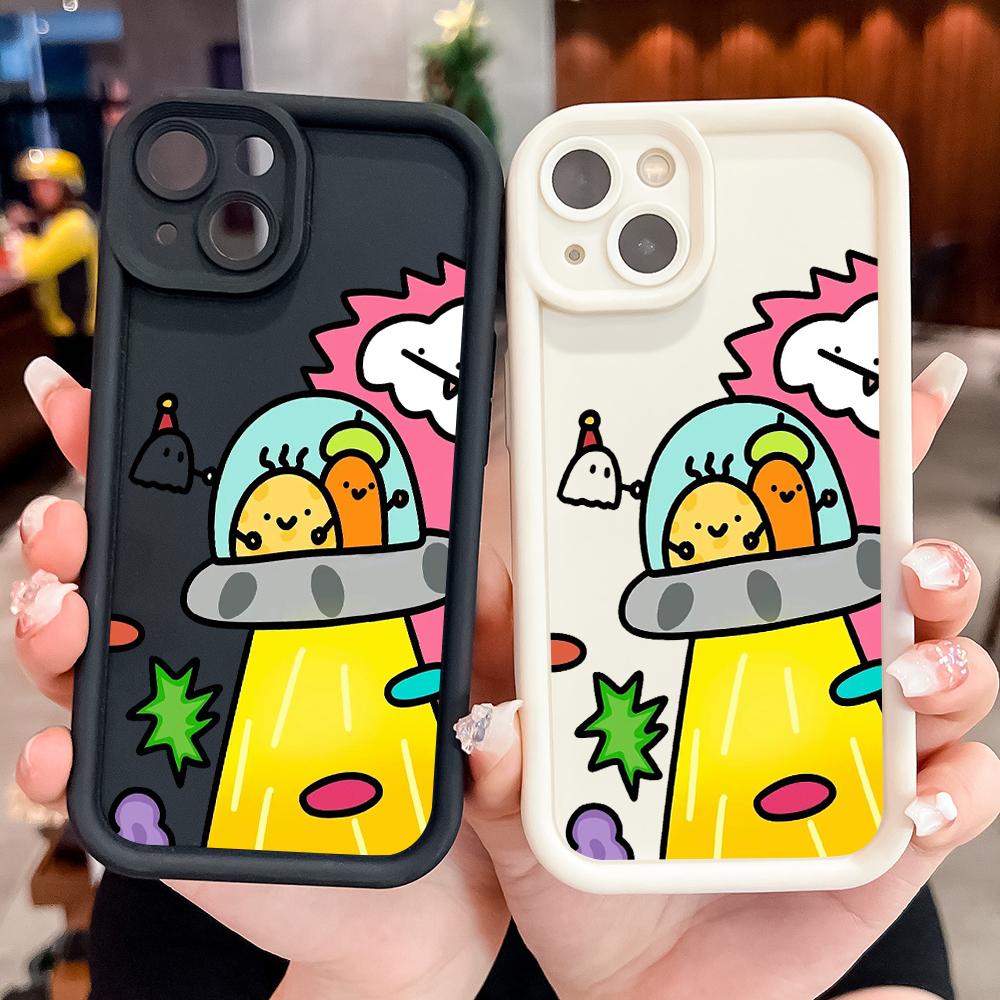 Для Realme 11 11x 12x 12 Pro C21 C30 C33 C35 C65 OPPO A18 A38 A60 A96 Reno 10 11 12 Pro Мягкий силиконовый квадратный чехол с изображением космического корабля, противоударный