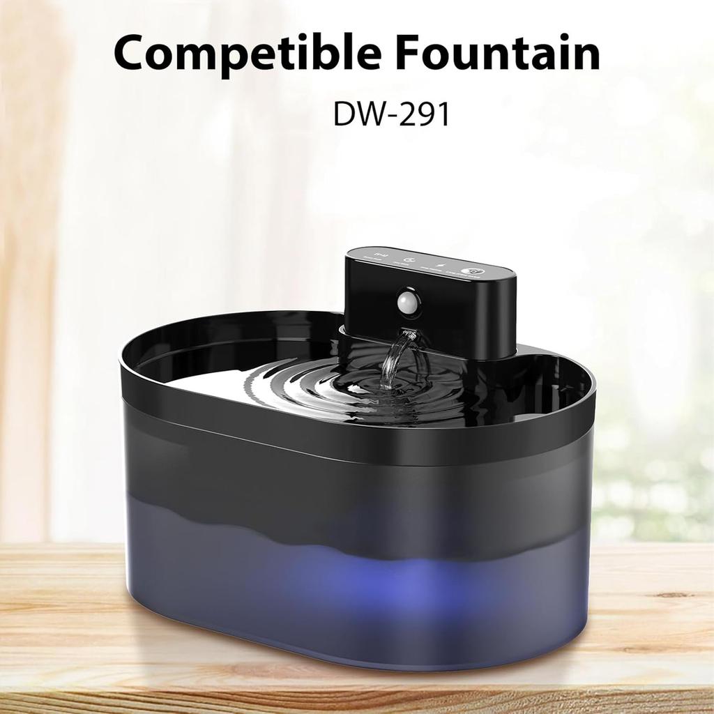 Сменные фильтры и губки для автоматического фонтана для воды для кошек, работающего от батареек, аксессуары для диспенсеров для воды для домашних животных