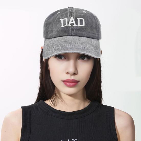 Бейсболка Защита от ультрафиолета Легкая дышащая Регулируемая застежка на ремешке Регулируемый ремешок Кепка от солнца Вышитая кепка