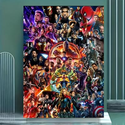 Marvel Мстители Сцена 5D Алмазная Мозаика Фильм Полностью Круглые/Квадратные Алмазы DIY Алмазная Живопись Полный Набор Домашний Декор Без Рамки