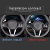 Glossy Black Interior Steering Wheel Button Trim Cover For BMW X1 23-24