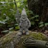 3D Printed Dwarf Soldier Ornament, Waterproof Resin Sun And Rain Resistant Statues, Armed Miniature Figurine for Outdoor Indoor Decor