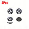Valve Stems Caps 4pcs 56/65mm Volkswagen Car Wheel Center Cover Hub Cap For VW Golf Tiguan T-Roc Polo Passat ID.4 T-Cross ID.3 T