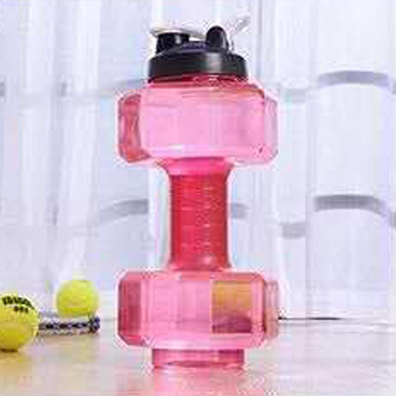 Гантели Спортивная Бутылка Портативная Большая Вместимость Тренажерный Зал Бег Фитнес Бодибилдинг Упражнения Питьевой