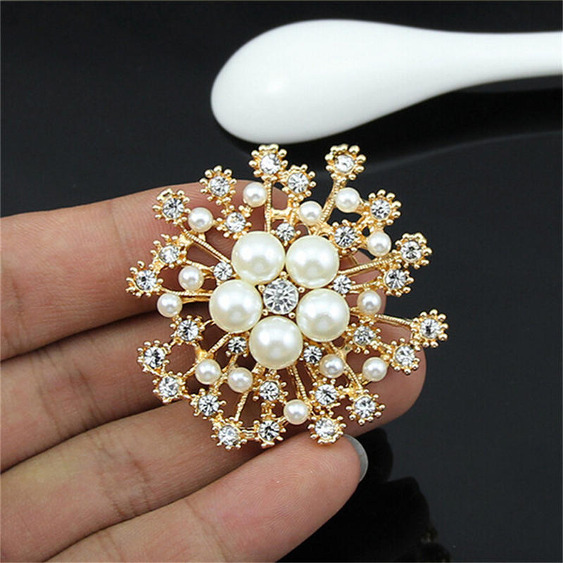 Pearl   Vintage Flower Brooch Pin Brooches For Women Gift
