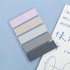 100 шт. липкие вкладки для заметок Morandi Color Note самоклеящаяся комбинированная этикетка-наклейка