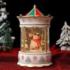 Рождественский Снежный Шар Музыкальная Шкатулка со Светом для Девочек Декор Блестки Внутренняя Настольная