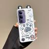 KEYSION Милый мультяшный чехол с ушками для VIVO Y19S 4G со шнурком Мягкий силикон+ПК Ударопрочная задняя крышка для телефона VIVO Y19S Pro
