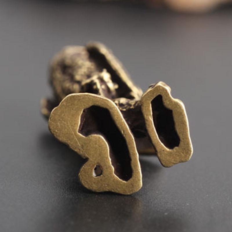 Eagle Statue Sculpture Handmade Crafts Ornament Vintage Copper Bird Figurine Home Office Desk Animal Decoration