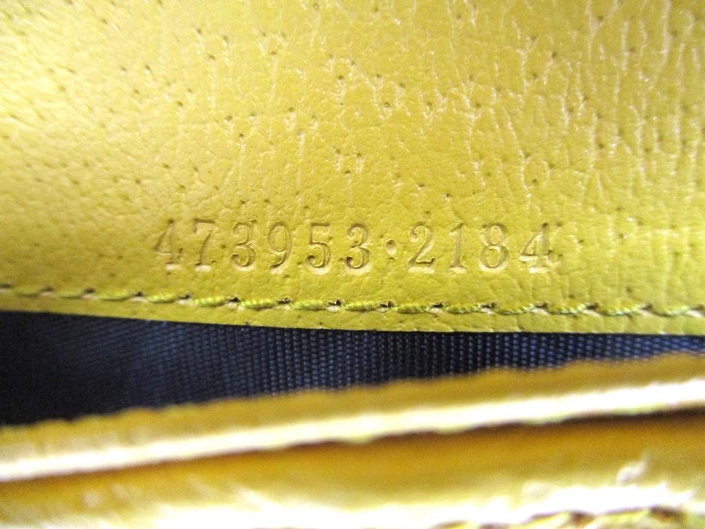 Authentic GUCCI Neo Vintage GG Supreme Canvas Yellow Leather Round Zip Long Wallet #a593  Open box