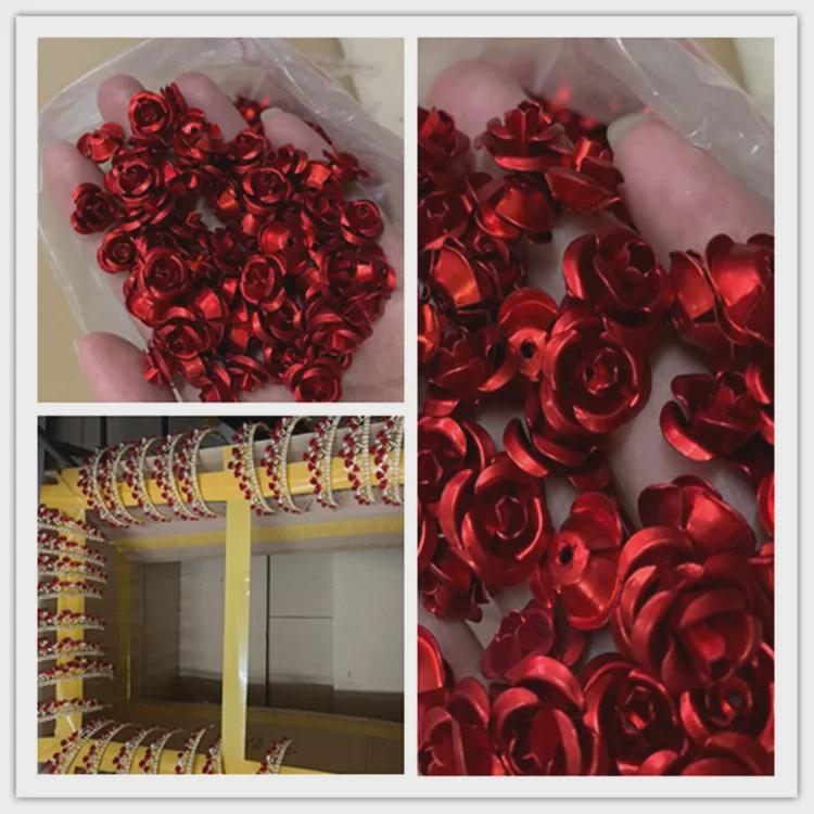 Красная роза свадебный венок на голову для свадьбы или дня рождения