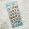 Kawaii Water Drop Bubble 3D Embossed Resin Stickers - DIY Decals for Phone Case Camera Cup Laptop Aesthetic Girls Birthday Gift