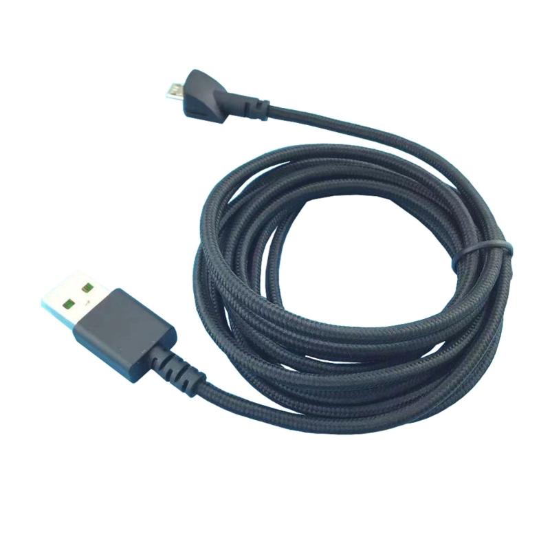 Плетеный нейлоновый Micro USB кабель для зарядки для микрофона Seiren Mini, высокоскоростной Micro USB провод, сменный шнур для микрофона