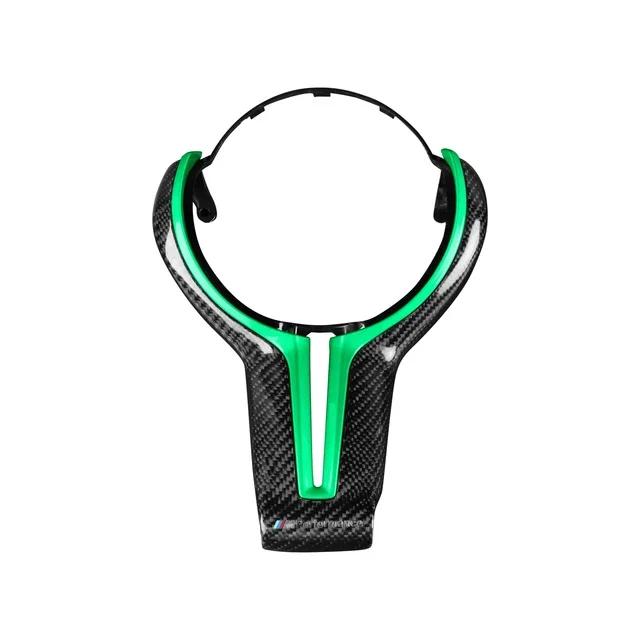 Новые чехлы на руль M power, карбоновые накладки на руль M sport для BMW M2 F87 M3 F80 M4 F82 M5 F10 M6 F06