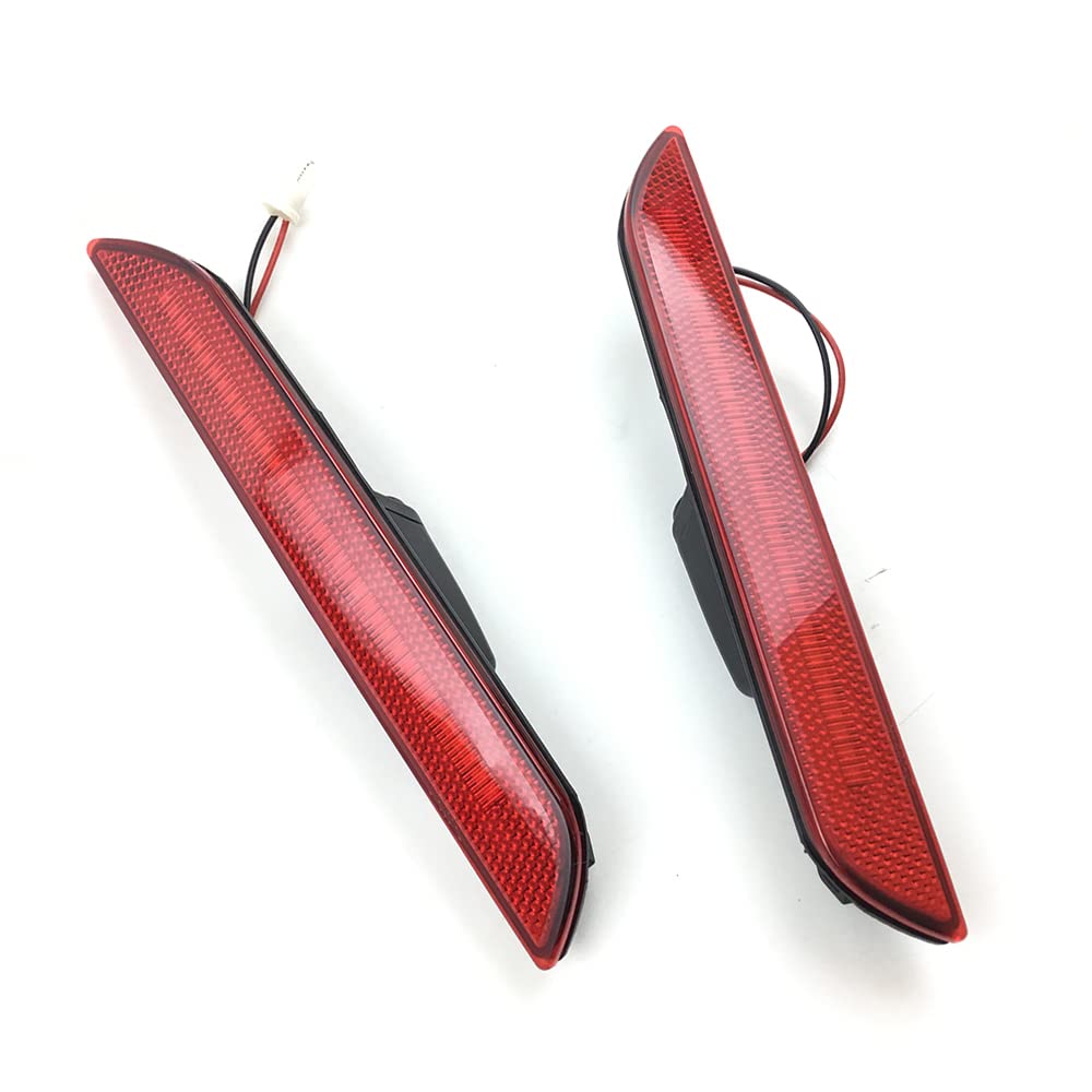 2 шт. Задний брызговик Боковой габаритный фонарь Автомобильный светодиодный указатель поворота Красный рассеиватель Красный
