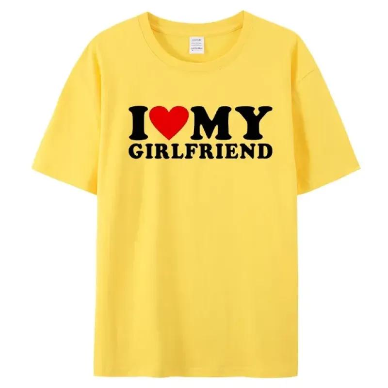 I Love My Boyfriend Clothes I Love My Girlfriend T-Shirt Men So Please Stay Away From Me Funny BF GF Saying Quote Gift Tee Tops