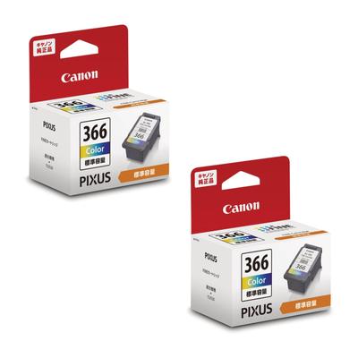 Оригинальные чернильные картриджи Canon для PIXUS TS3530 BC-366 трехцветный (Набор 2)