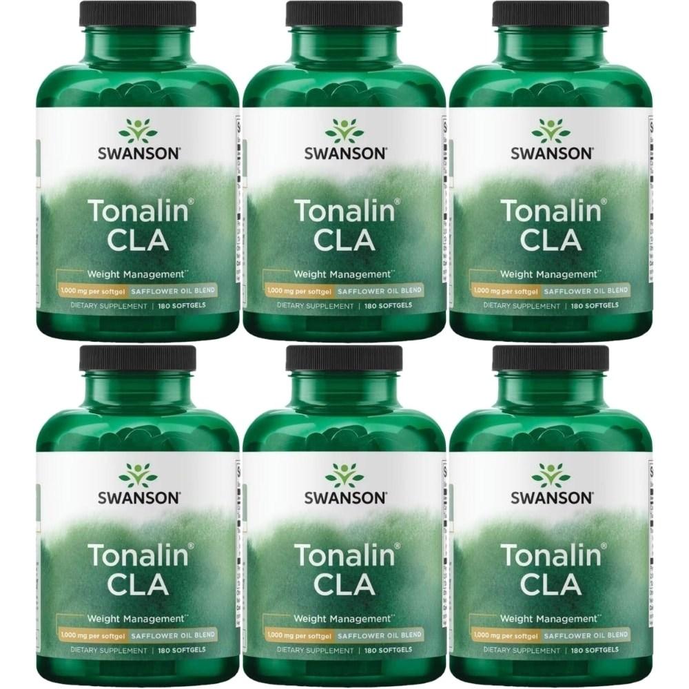 Swanson Tonalin Conjugated Linoleic Acid CLA 1000mg 180 pcs 6 pcs Ingredients: may be subject to change at the | 180 pcs 6 pcs