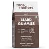 Man Matters Жевательные витамины для бороды для мужчин 30 штук Веганская формула Для более густой и плотной бороды Ежедневный уход