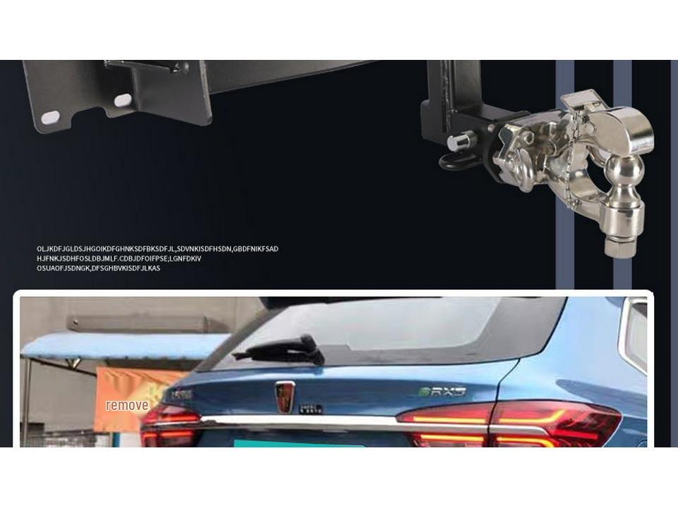 Крюк буксировочный задний противоударный для Roewe RX5 RX8 W5 I5/550D/350