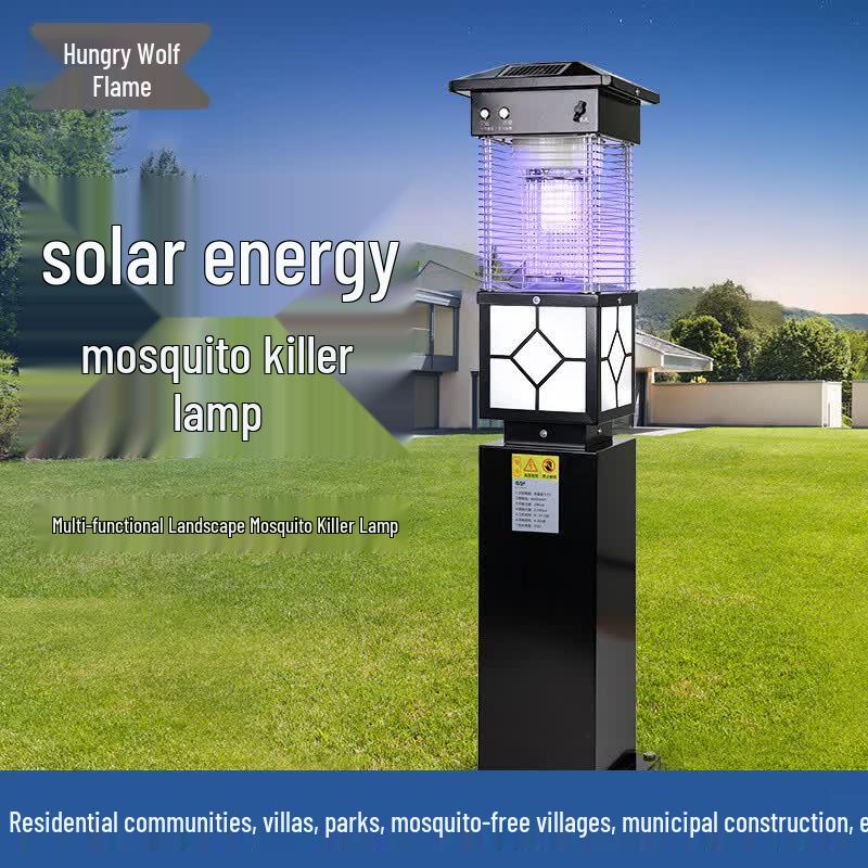 Solar Outdoor Mosquito and Insect Killer Lamp