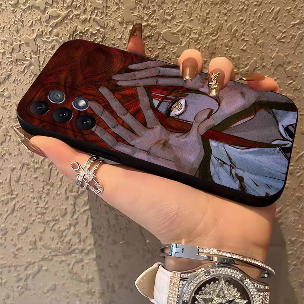 Чехол для телефона Makima C-Chainsawman для Samsung Galaxy A13, 21s, 22, 31, 32, 52, 53, 71, 80, A91 Мягкая черная крышка