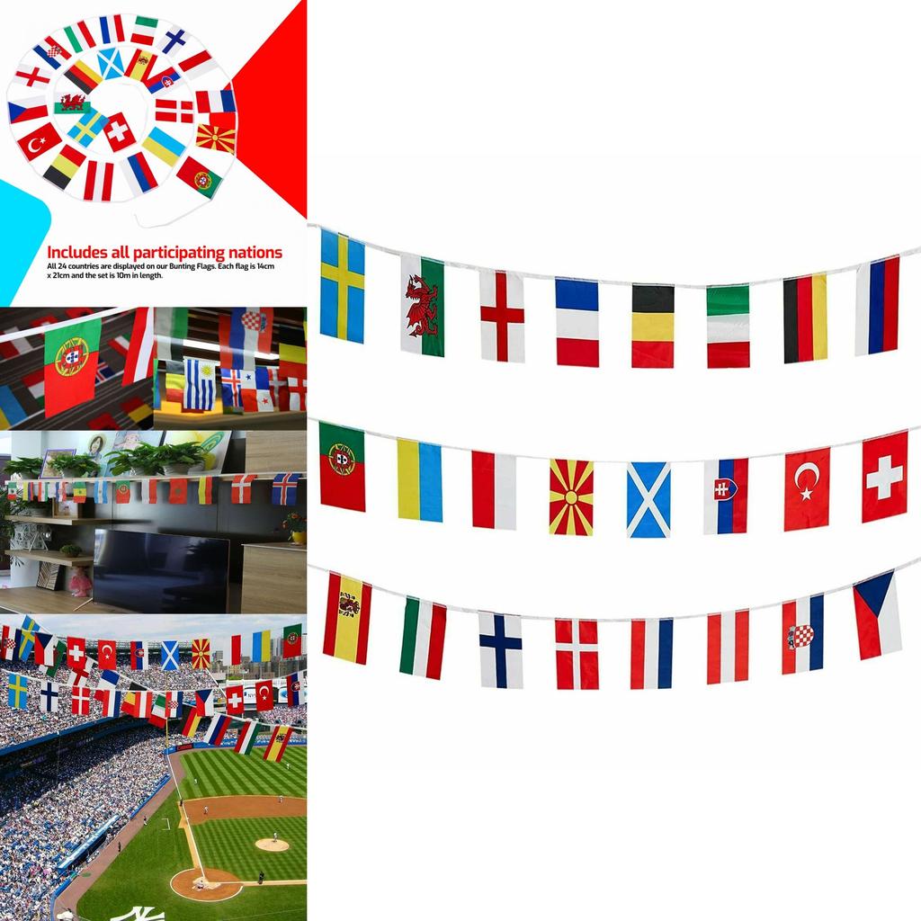 Флажки Евро 2021 Премиум Качества Турнирные Флаги Для Всех 24 Наций В Ярких Цветах