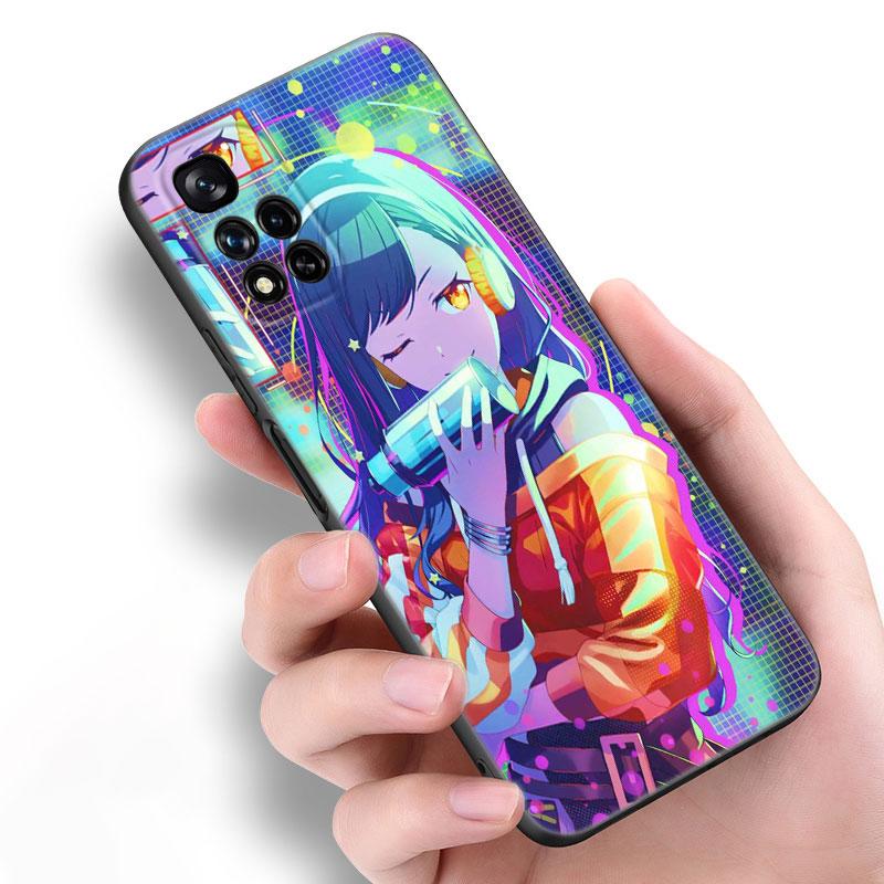 Игровой проект Sekai черный силиконовый чехол для телефона Xiaomi POCO X3 X4 NFC F5 M3 M4 M6 X5 X6 Pro F3 F4 GT 5G C55 C65 M5