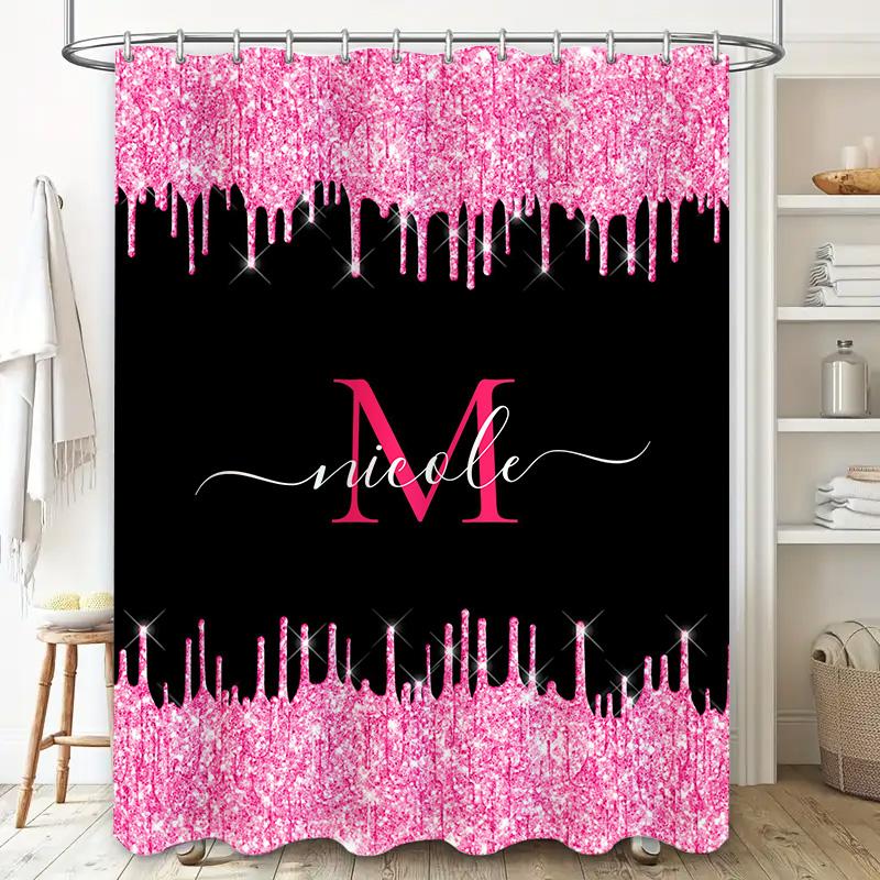 Seashell Shower Curtain Waterproof Bath Decorative Print Fabric For Bathroom Accessories Neutral Tone