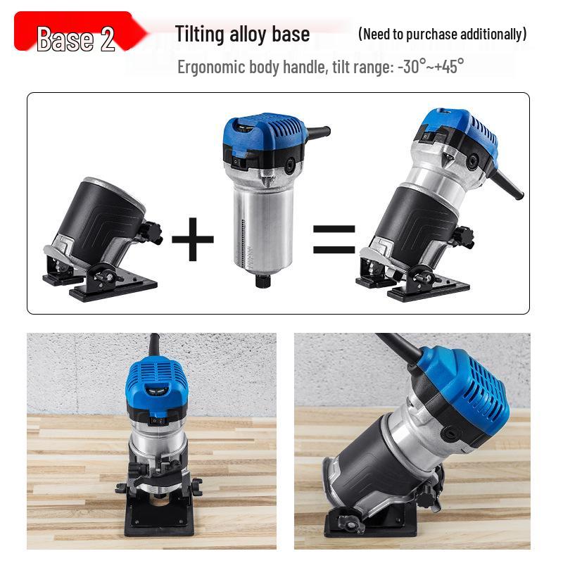 Электрический деревообрабатывающий триммер и фрезер с бакелитовой основой