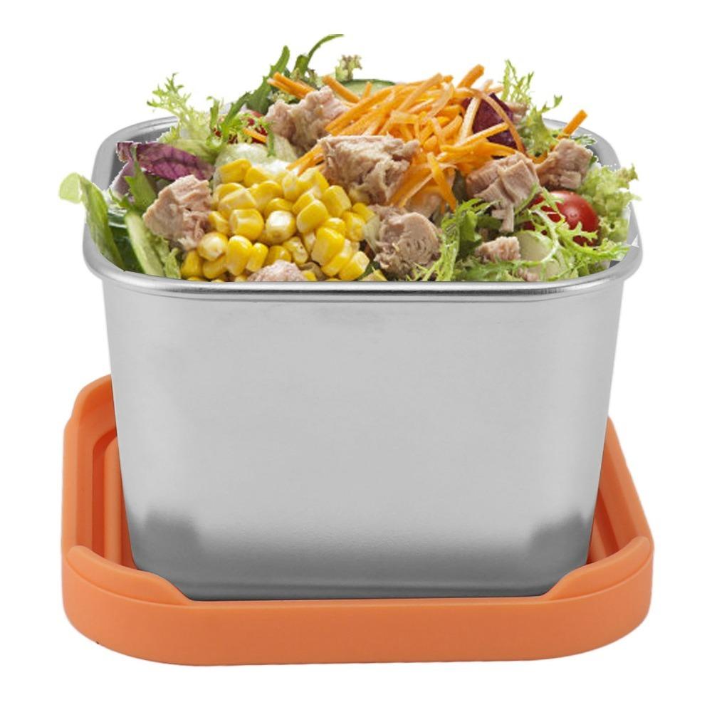 6 PCS Orange Pink Silver Mini Snack Container 180ml Capacity Sauce Cup Picnic Travel
