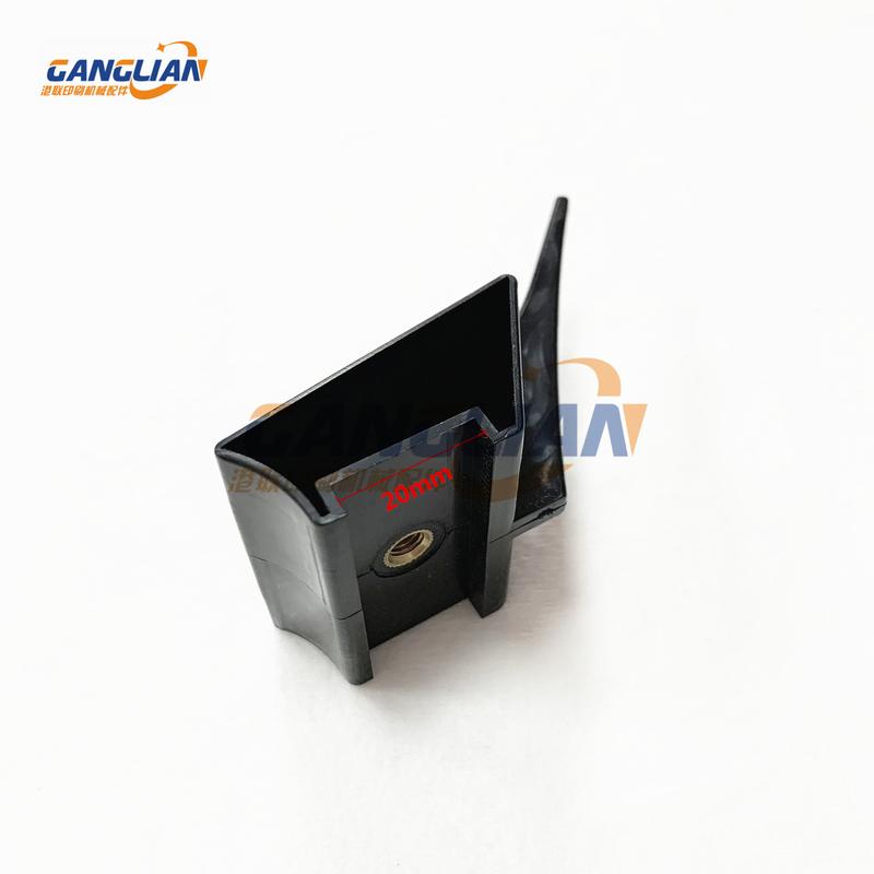 10 Pieces Heidelberg M600 Goss Black Carrier 50X50mm Black Finger WEBGS2 Large Sheet Guide Rotary Printing Machine Spare Parts