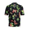 Men Shirt Banana Pattern Single-breasted Summer Hawaiian Buttons Shirt for Party