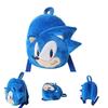 Supersonic Sonic Hedgehog Backpack Adorable Plush Schoolbag For Kids