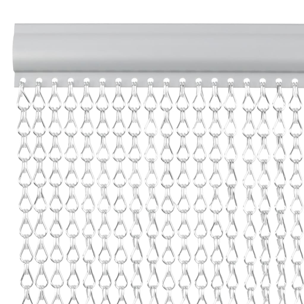 Vidaxl Moskitiera Łańcuchowa Do Drzwi, 100X226 Cm, Aluminium