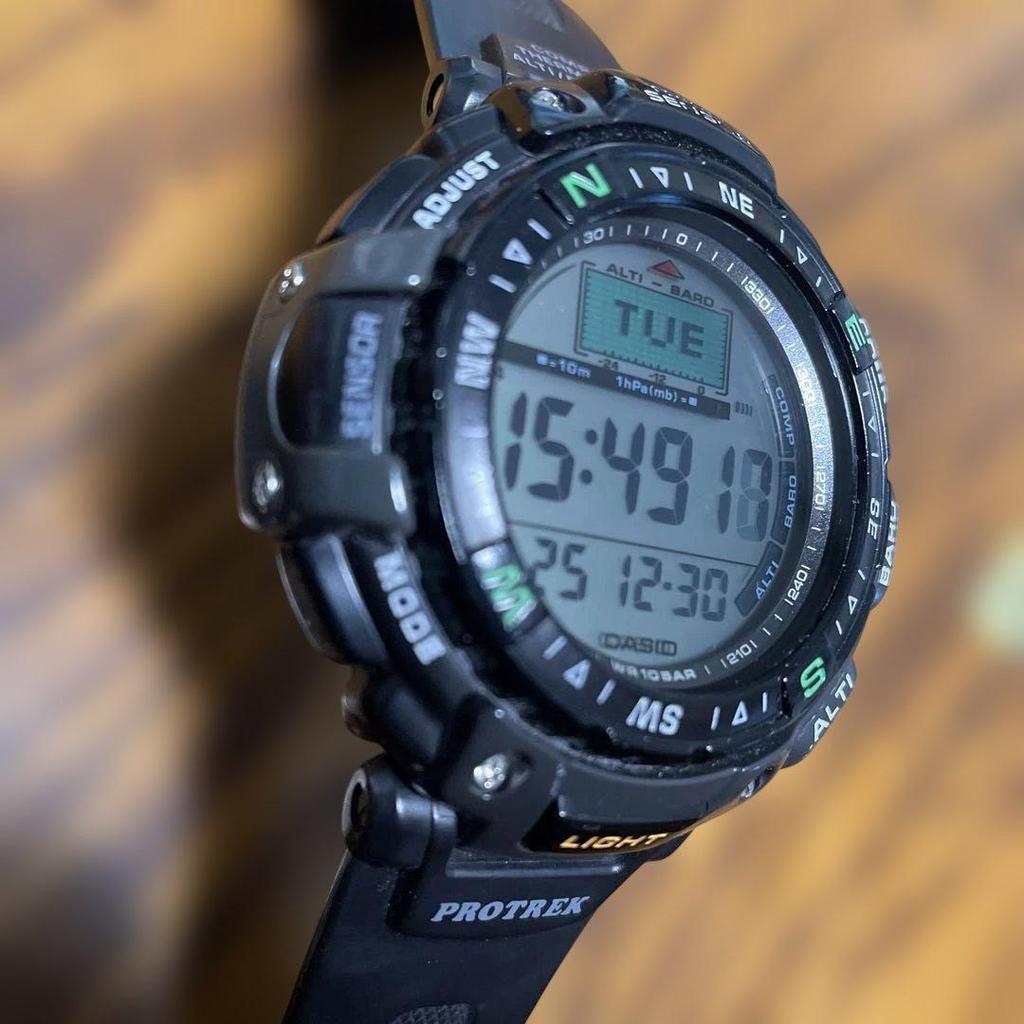 Б/у Рабочий предмет: Цифровые часы CASIO PROTREK