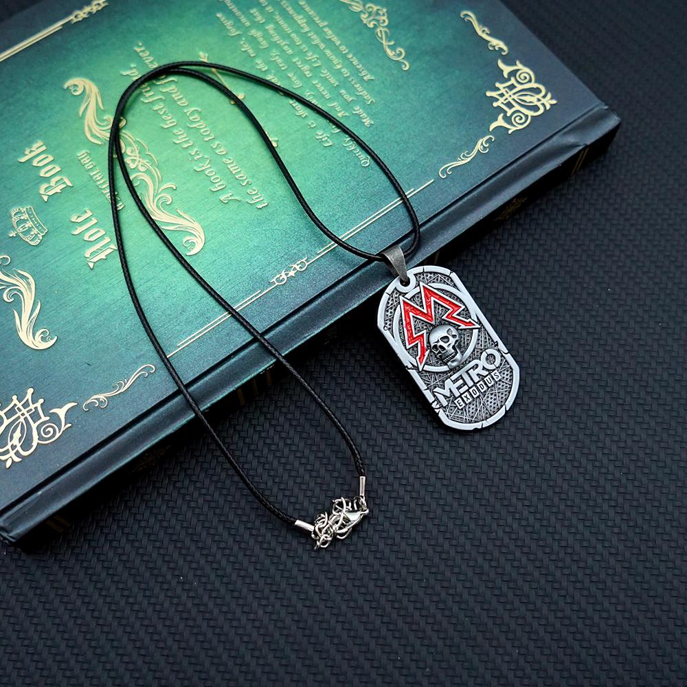 Игра Metro 2033 ожерелье для женщин и мужчин жетоны для собак металлические ожерелья аксессуар ювелирные изделия подвесные цепи колье ошейники подарок