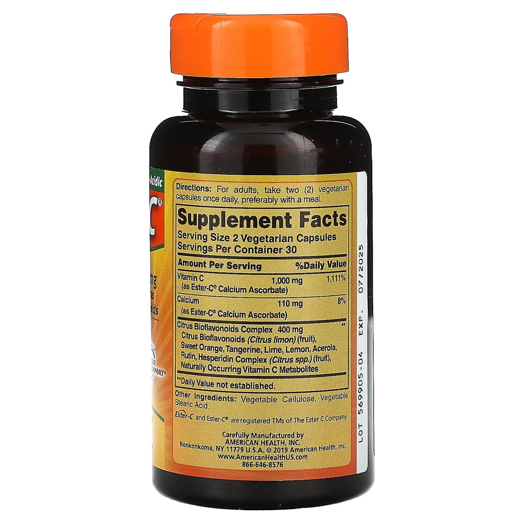 Ester-C, 500Mg, 60 Veggie Caps