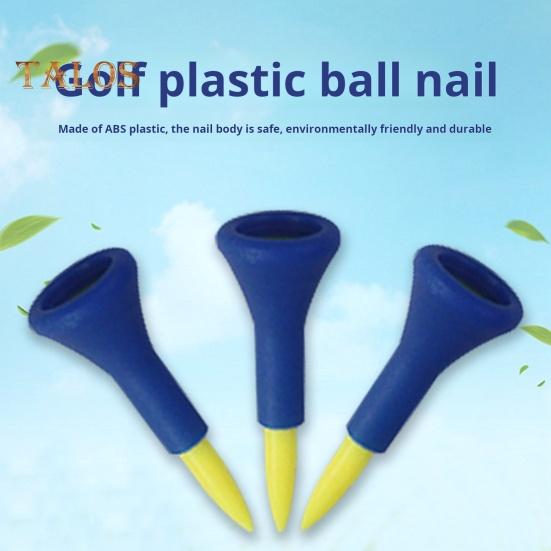 5 шт. футболок для гольфа, небьющиеся пластиковые футболки для гольфа оптом с широким мягким резиновым колпачком, уменьшающим трение, боковое вращение, аксессуары для гольфа для мужчин