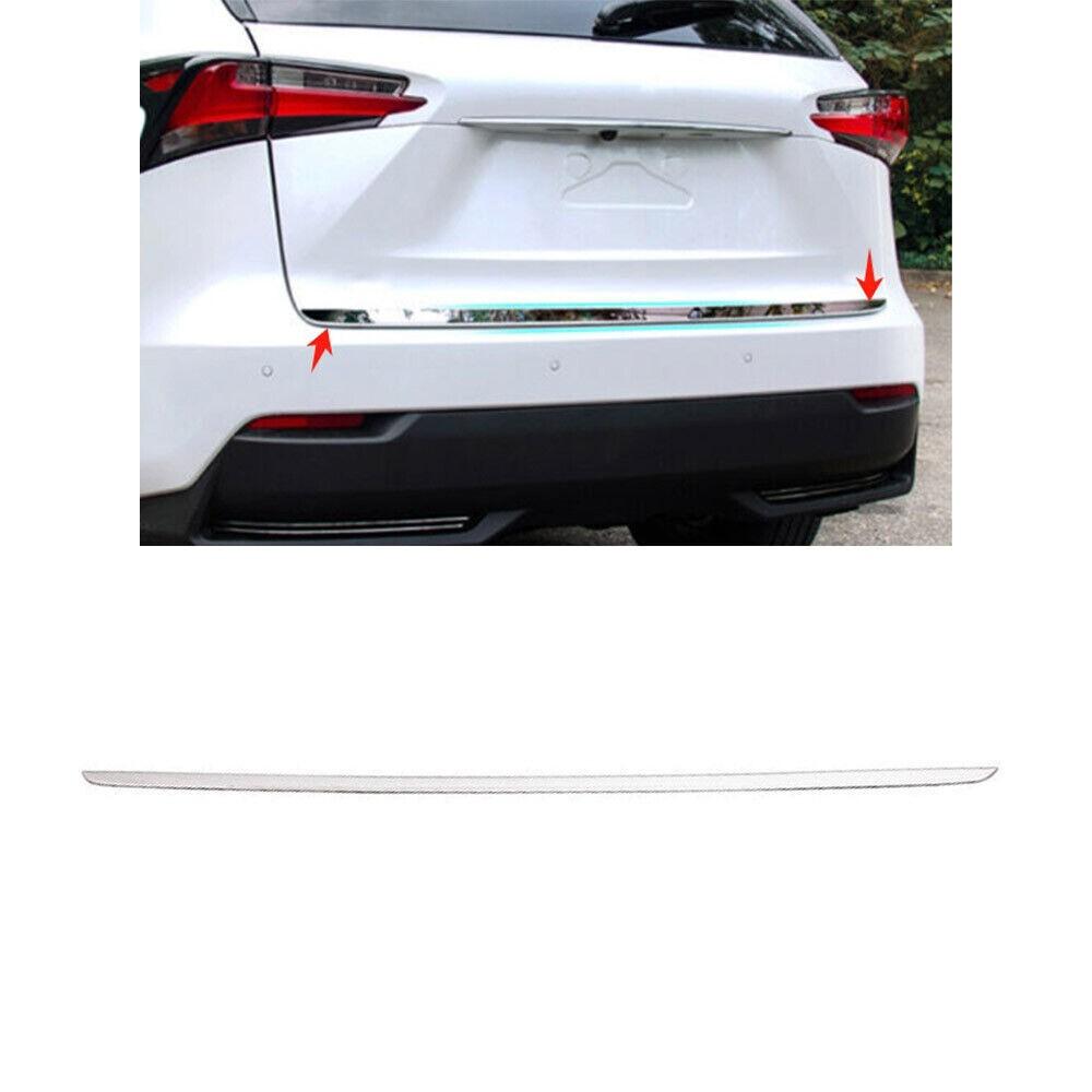 silver Rear Trunk Lid Tailgate Molding Strip Trim For Lexus NX200t 300h 2015-21