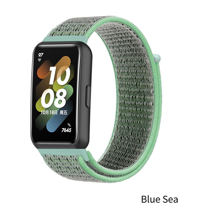 High-quality Nylon Strap for Huawei Band 7/ Band7 Sport Woven Band Bracelet Replacement Wristband Smart Watch Accessories
