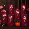 6pcs 2026 Year of Horse Red Pocket Bronzing Gift Envelope New Year Red Envelopes  Marriage Birthday