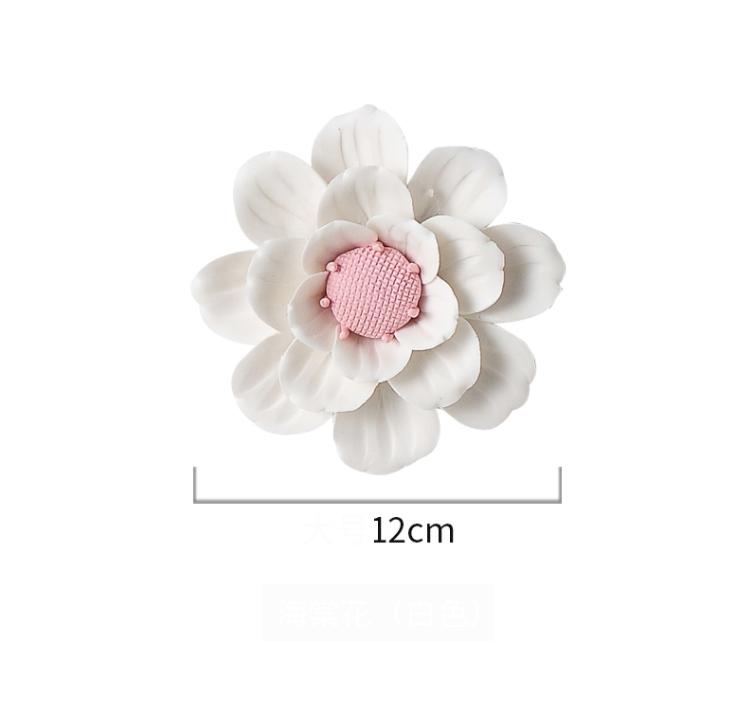 Креативная керамическая настенная фреска с цветами, украшение для дома, диван, ТВ-фон, настенные подвесные поделки, магазин, отель, декор для стены на веранде, наклейка