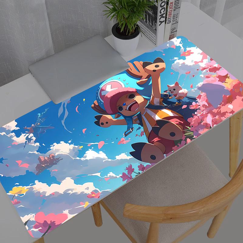 Mouse pad professional One Piece Chopper sakura eSports game players Speed Lock Edge Rubber Game Desk Mousepad Keyboard Mat