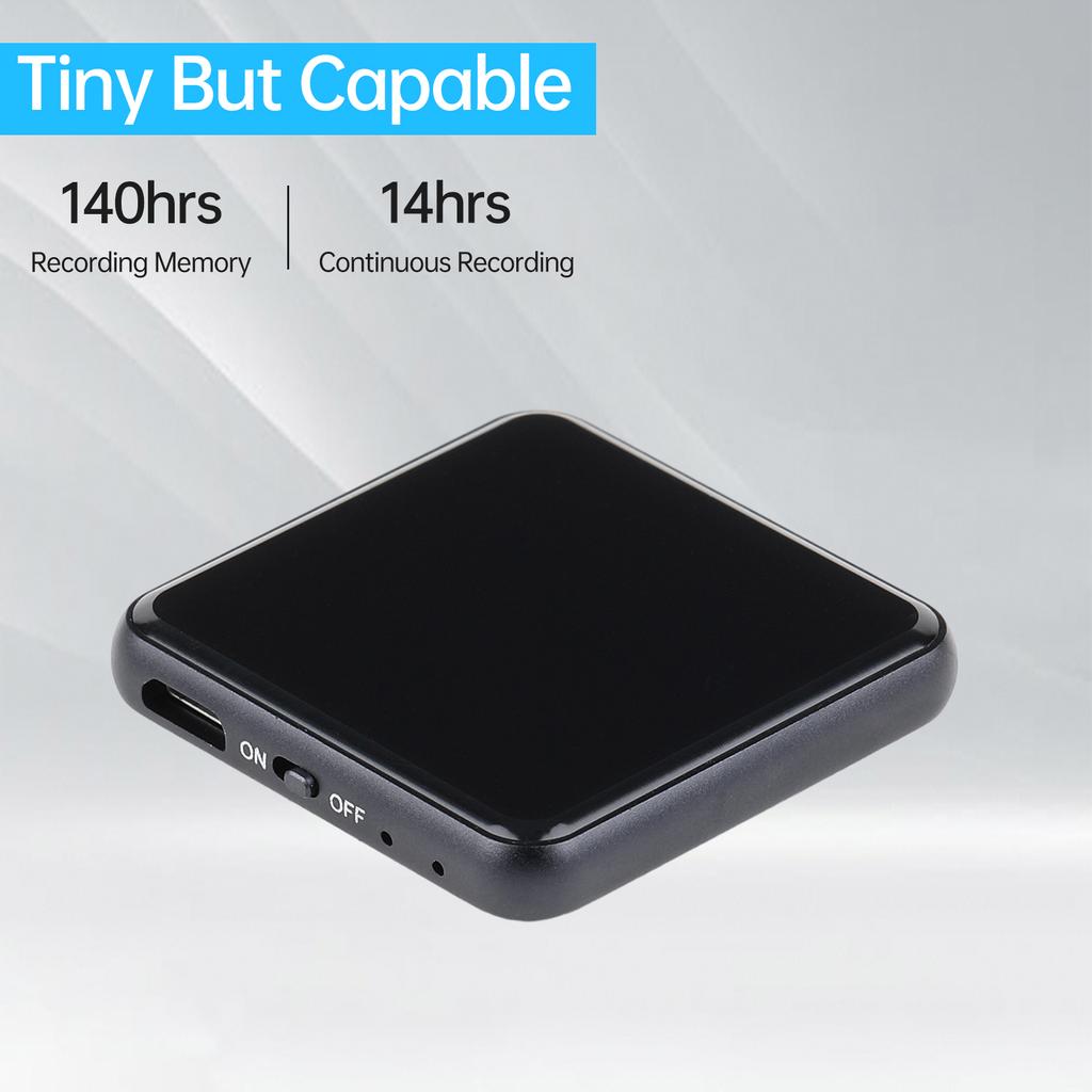 16GB Digital Voice Recorder Voice Activated Recorder MP3 Player HD Recording 14hrs Continuous