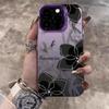 Роскошный Чехол для Телефона с Цветочным Узором, Ударопрочный, Для iPhone 15 14 13 12 11 Pro Max 7 8 Plus XS XR X, Цвета Конфет, Цветочная Задняя Крышка