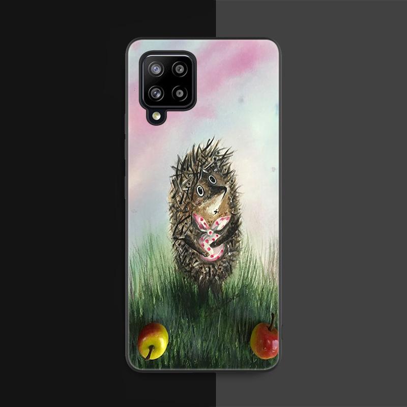 Чехол для телефона «Ежик в тумане» для Samsung Galaxy A12 A02S A22 A32 A52 A72 A71 A51 A41 A31 A21 A11 A50 A70 A10S A20S, черный чехол