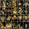 5D DIY Diamond Painting Full Square New Arrival Animal Diamond Embroidery Flower Pictures Of Rhinestones Mosaic Wall Art